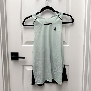ON RUNNING MINT GREEN TANK TOP